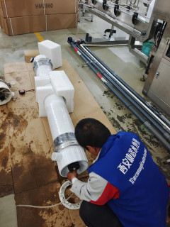 超滤设备膜壳管路清洁维保作业